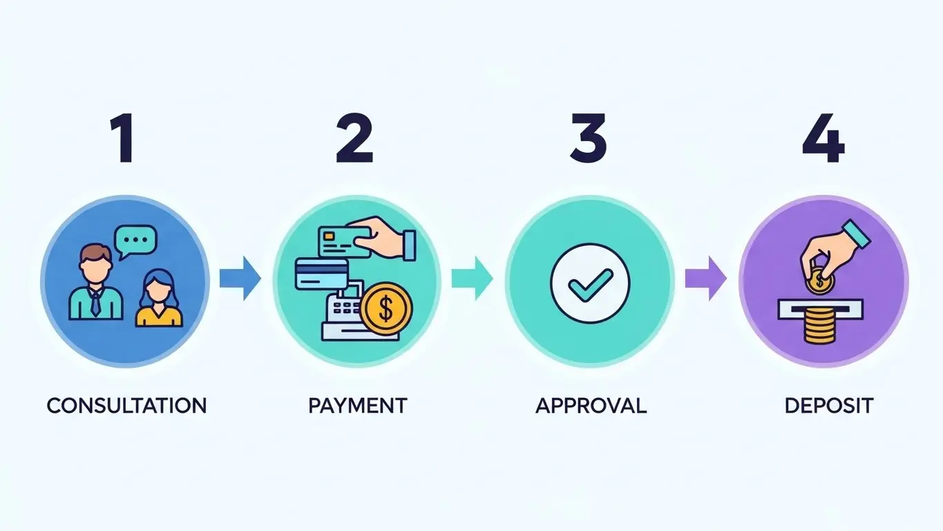거래 과정의 핵심 포인트를 정리한 시각 자료 (3)