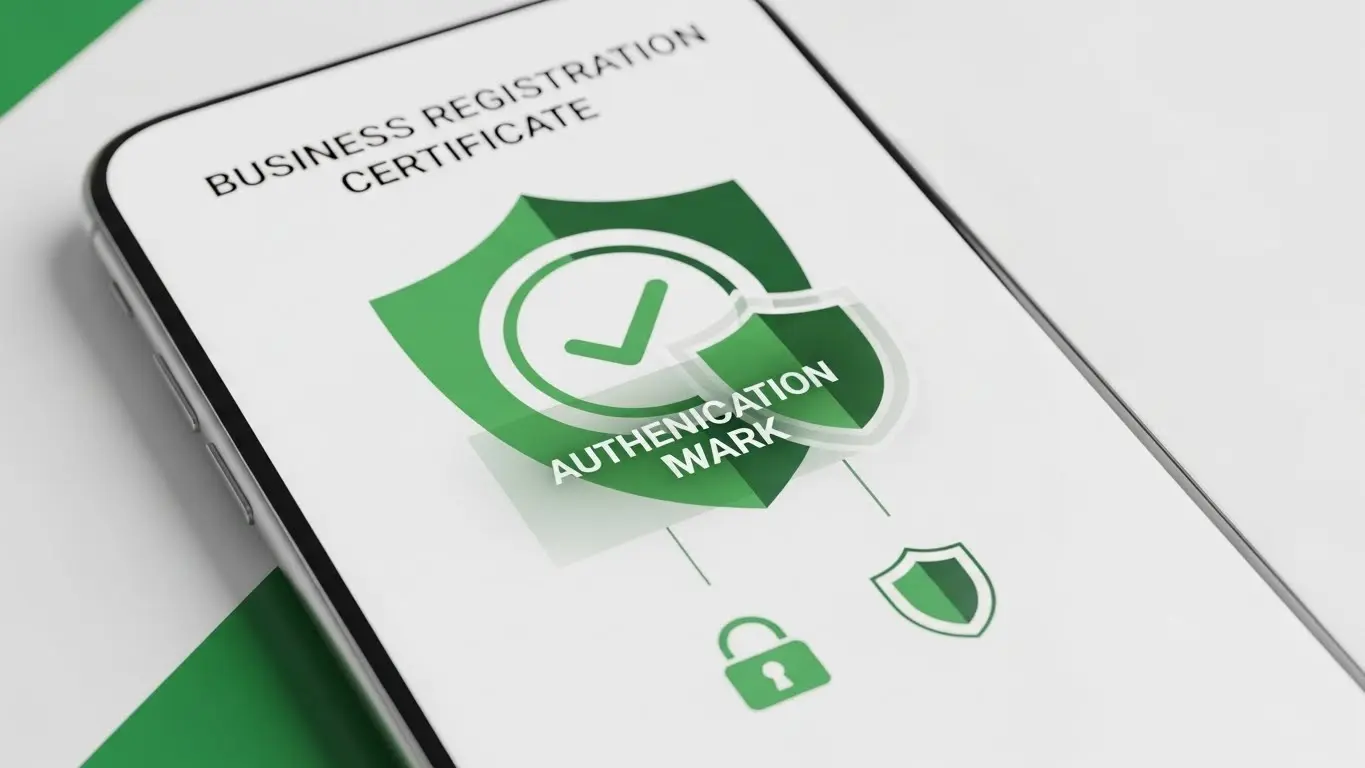 합법성 주의사항을 강조한 안내 이미지 (4)