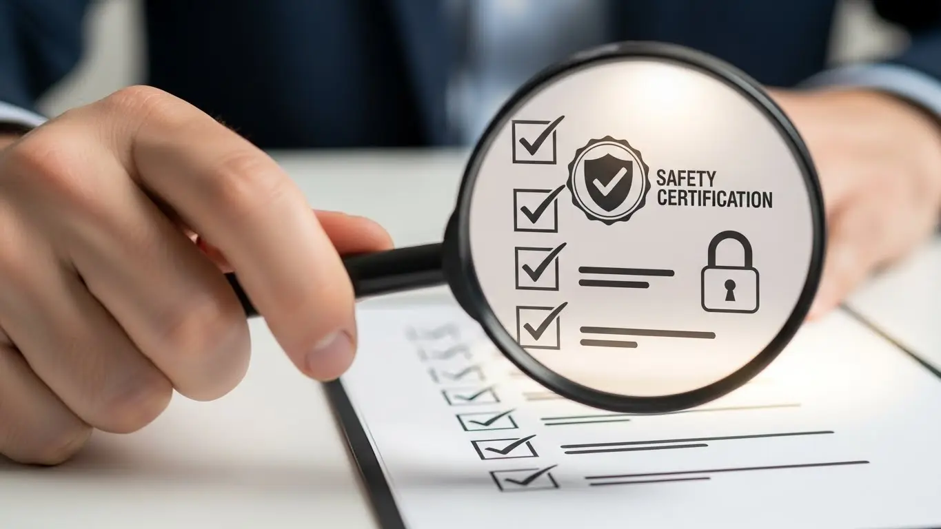 안전 확인 포인트를 요약한 체크 이미지 (1)