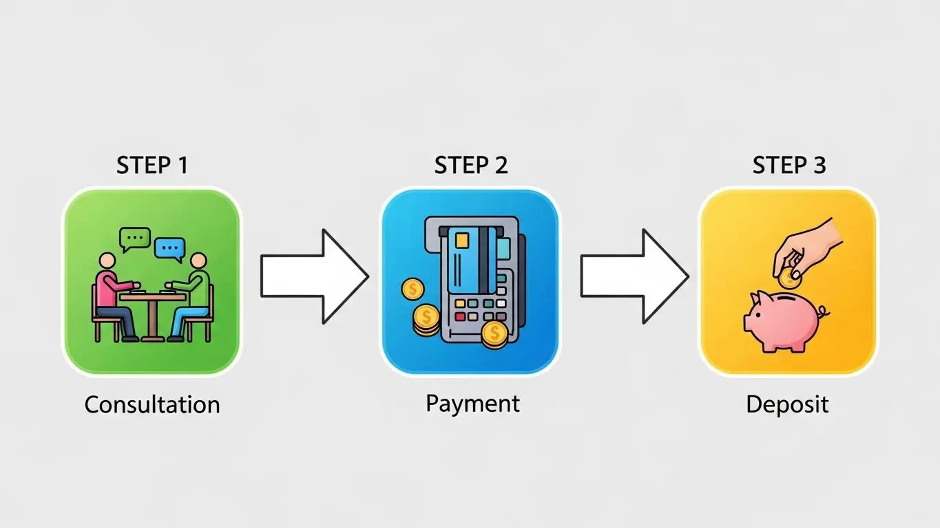 합법성 주의사항을 강조한 안내 이미지 (2)